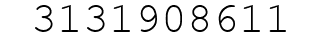 Number 3131908611.