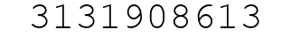 Number 3131908613.