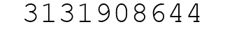 Number 3131908644.