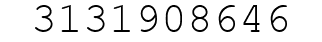 Number 3131908646.