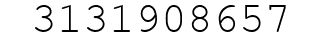 Number 3131908657.