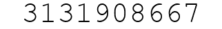 Number 3131908667.