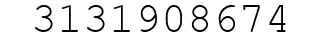 Number 3131908674.