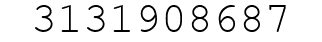 Number 3131908687.