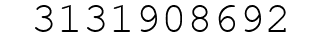 Number 3131908692.