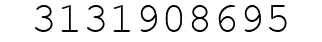 Number 3131908695.