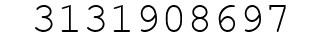 Number 3131908697.