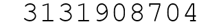 Number 3131908704.