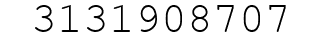 Number 3131908707.