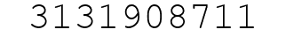 Number 3131908711.