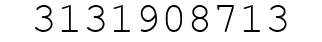 Number 3131908713.