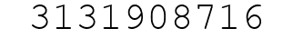 Number 3131908716.