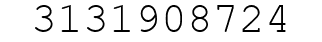 Number 3131908724.