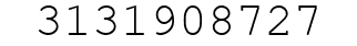 Number 3131908727.