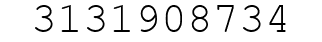 Number 3131908734.