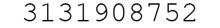 Number 3131908752.