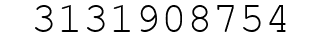 Number 3131908754.