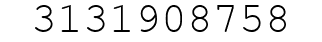 Number 3131908758.