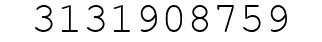 Number 3131908759.