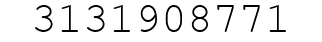 Number 3131908771.