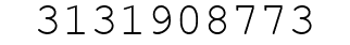 Number 3131908773.