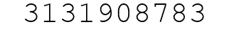 Number 3131908783.