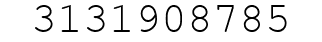 Number 3131908785.