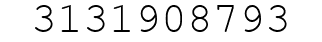 Number 3131908793.