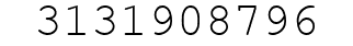 Number 3131908796.