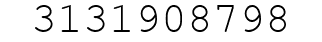 Number 3131908798.