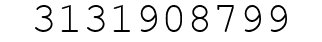 Number 3131908799.