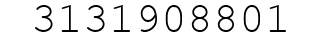 Number 3131908801.