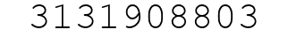 Number 3131908803.