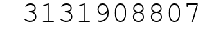Number 3131908807.
