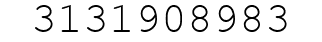 Number 3131908983.
