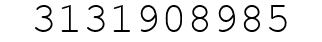 Number 3131908985.
