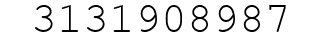 Number 3131908987.