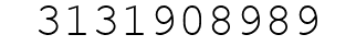 Number 3131908989.