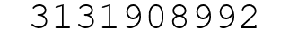 Number 3131908992.
