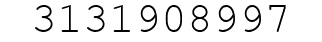 Number 3131908997.