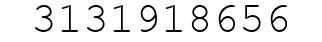 Number 3131918656.