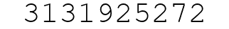Number 3131925272.