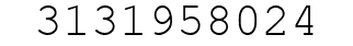Number 3131958024.