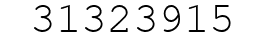 Number 31323915.