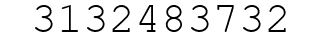 Number 3132483732.