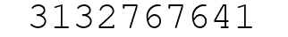 Number 3132767641.