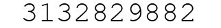 Number 3132829882.