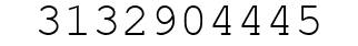 Number 3132904445.