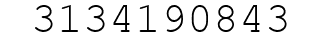 Number 3134190843.