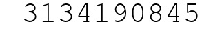 Number 3134190845.